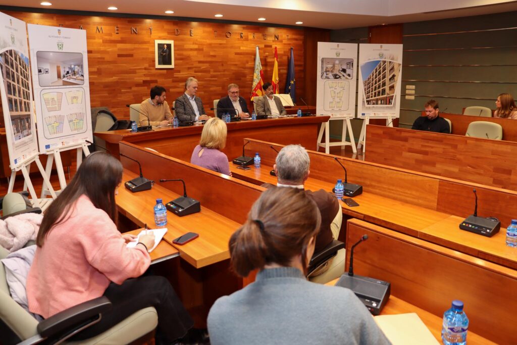 Generalitat i Ajuntament de Torrent presenten el projecte de construcció de 20 habitatges públics destinats a lloguer asequible per a joves