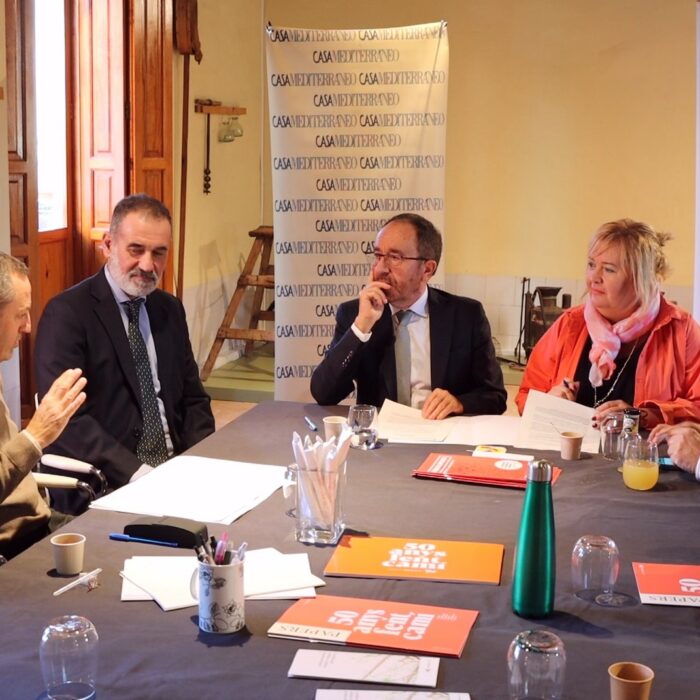 Torrent participa en un encuentro con la Fundació de L’Horta Sud y Casa Mediterráneo para impulsar proyectos de cooperación mediterránea