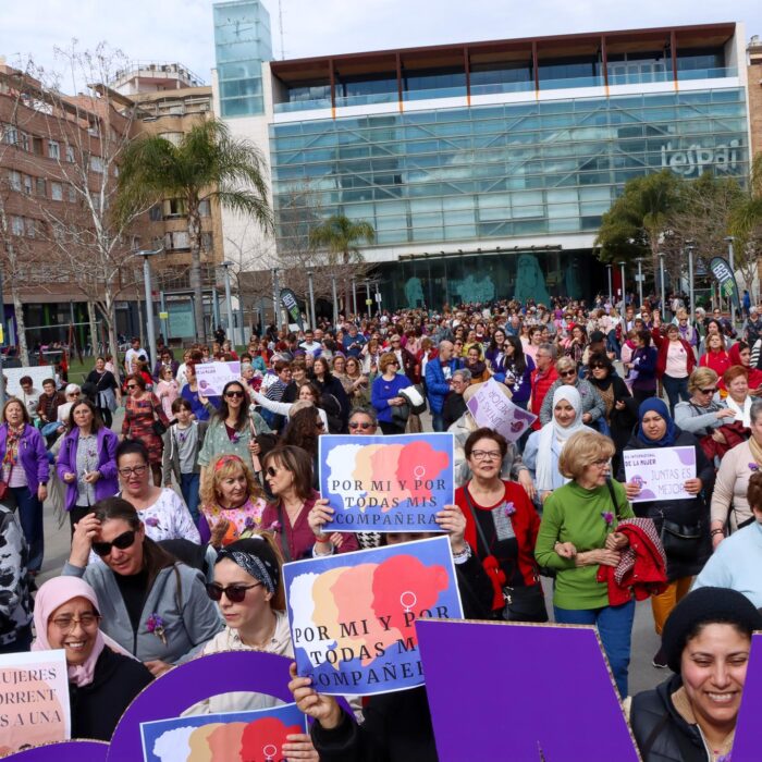Torrent marcha por la igualdad en el Día Internacional de las Mujeres