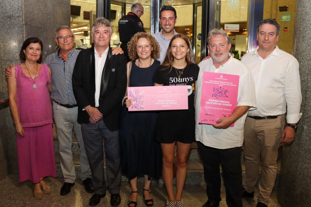 La Unió Musical de Torrent escriu el seu nom amb lletres d’or en el 135 Certamen Internacional de Bandes de Música “Ciutat de València” 2023