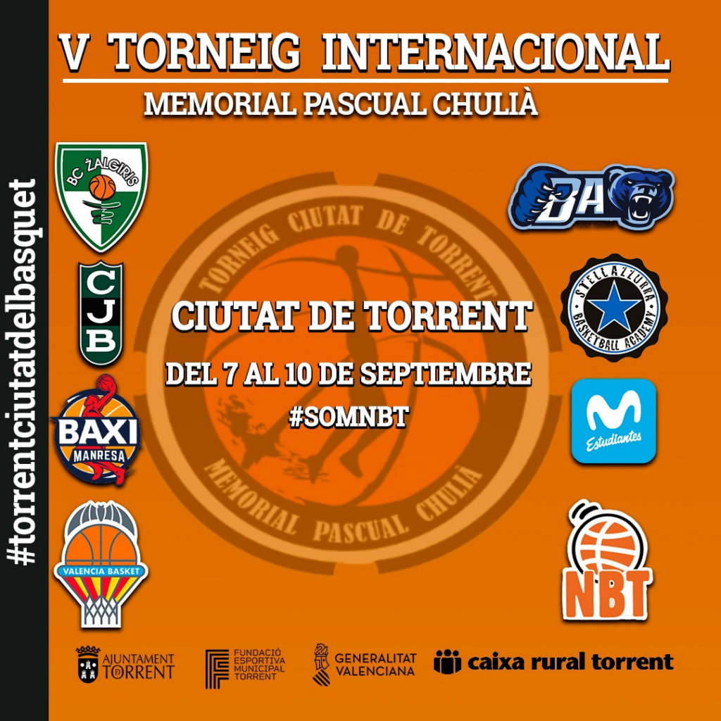 El V Torneig Internacional Ciutat de Torrent portarà el millor bàsquet a la capital de l’Horta Sud