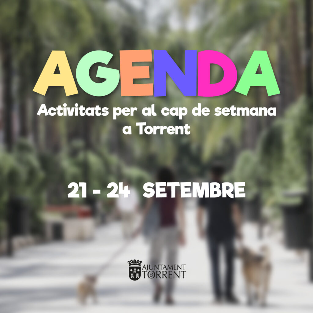 Agenda d’activitats del 21 al 24 de setembre