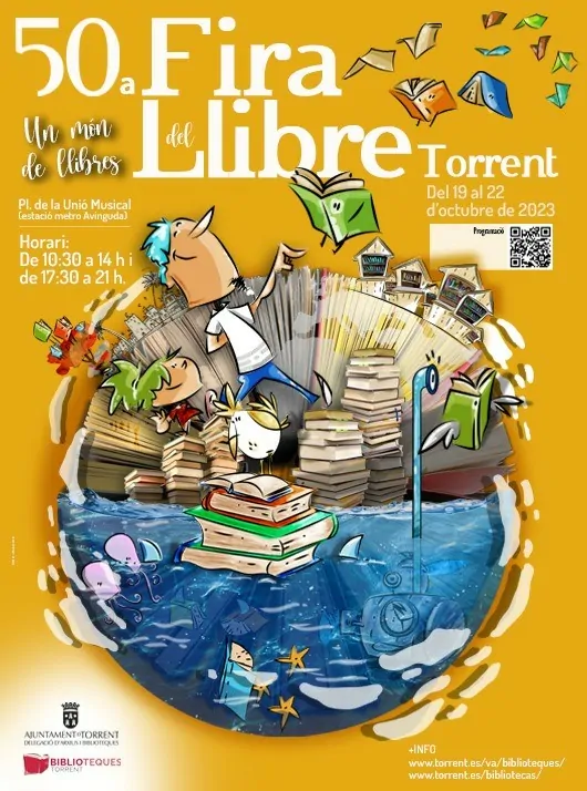 La Fira del llibre de Torrent celebra les seues bodes d’or