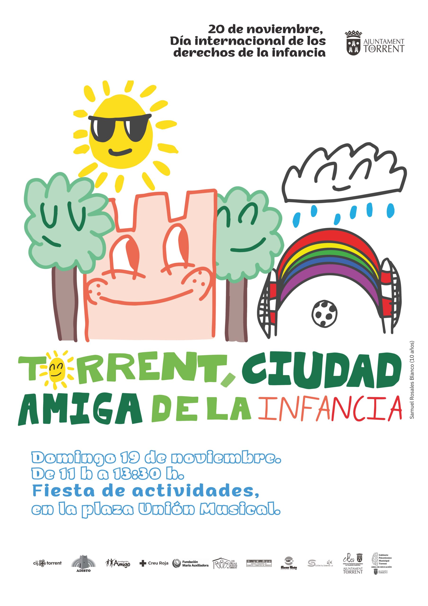 Una gran festa commemorarà el Dia Internacional de la infància i l’adolescència a Torrent