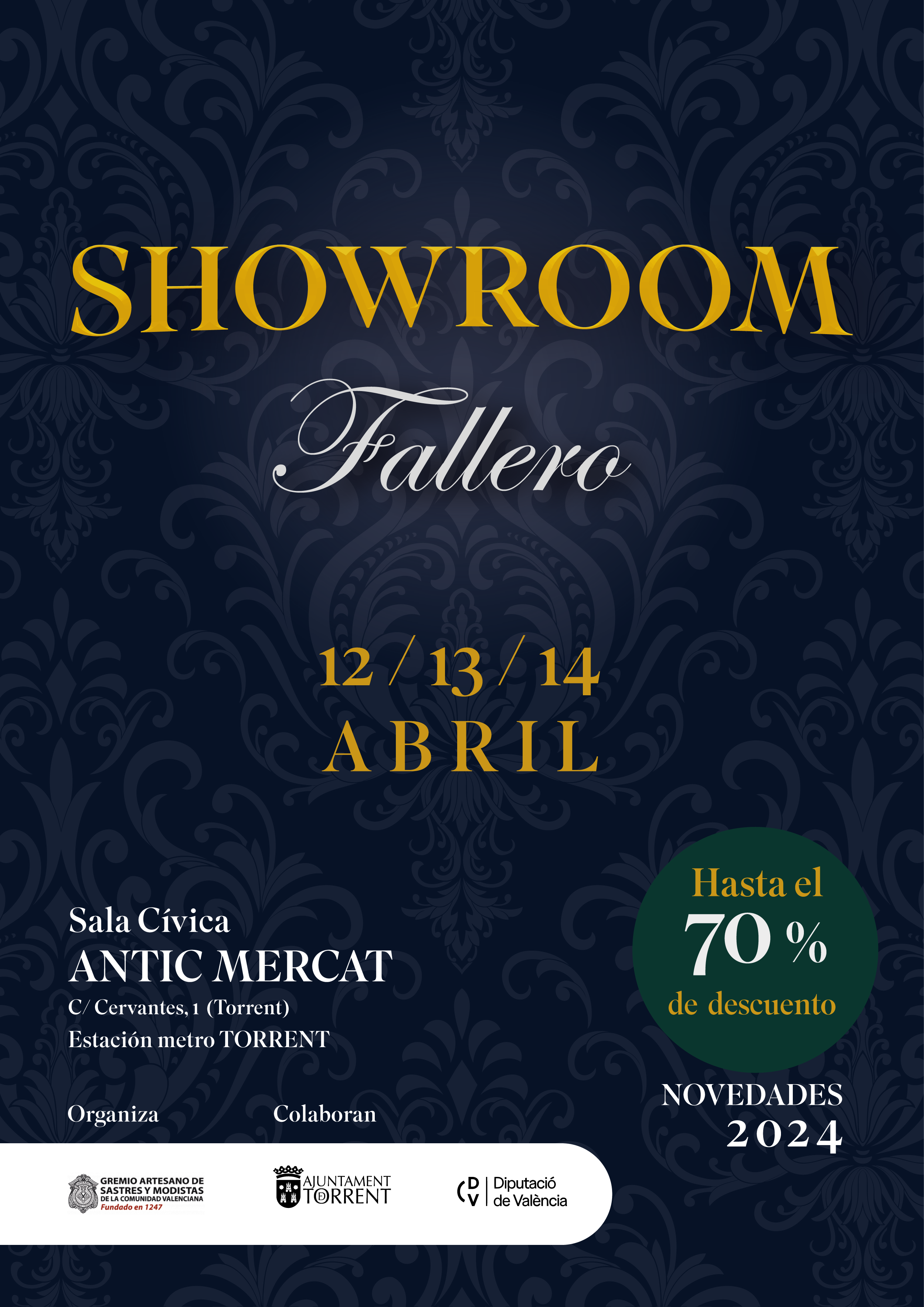 Torrent se convierte en la capital de la indumentaria valenciana con su I Showroom Fallero