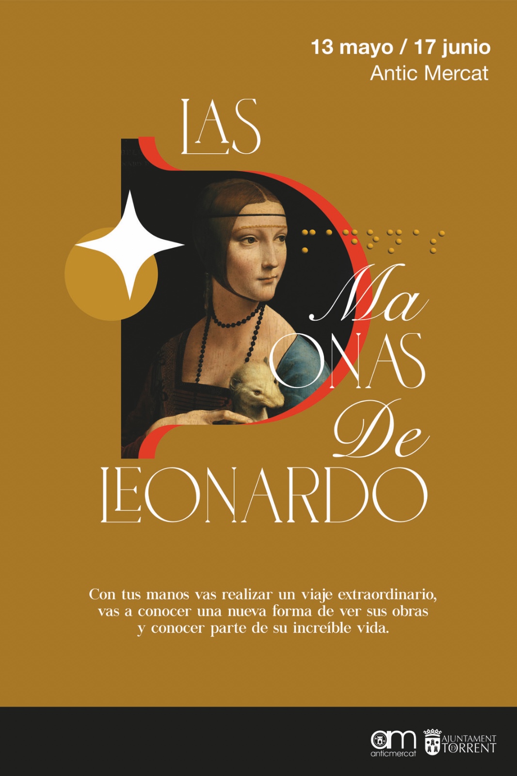 L’Antic Mercat acoge la exposición sensorial e inclusiva «Las Madonnas de Leonardo»