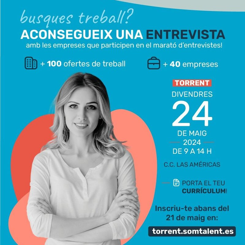 Torrent celebrará el II Maratón de entrevistas para unir el talento del municipio con empresas locales