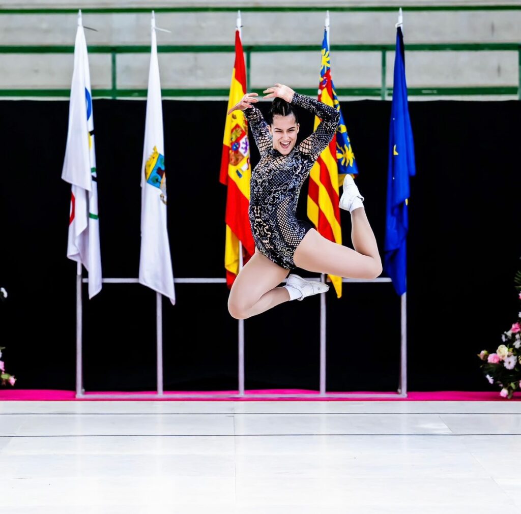 La torrentina Rebeca Muñoz brilla amb llum pròpia en el Campionat d’Espanya de Gimnàstica Aeròbica