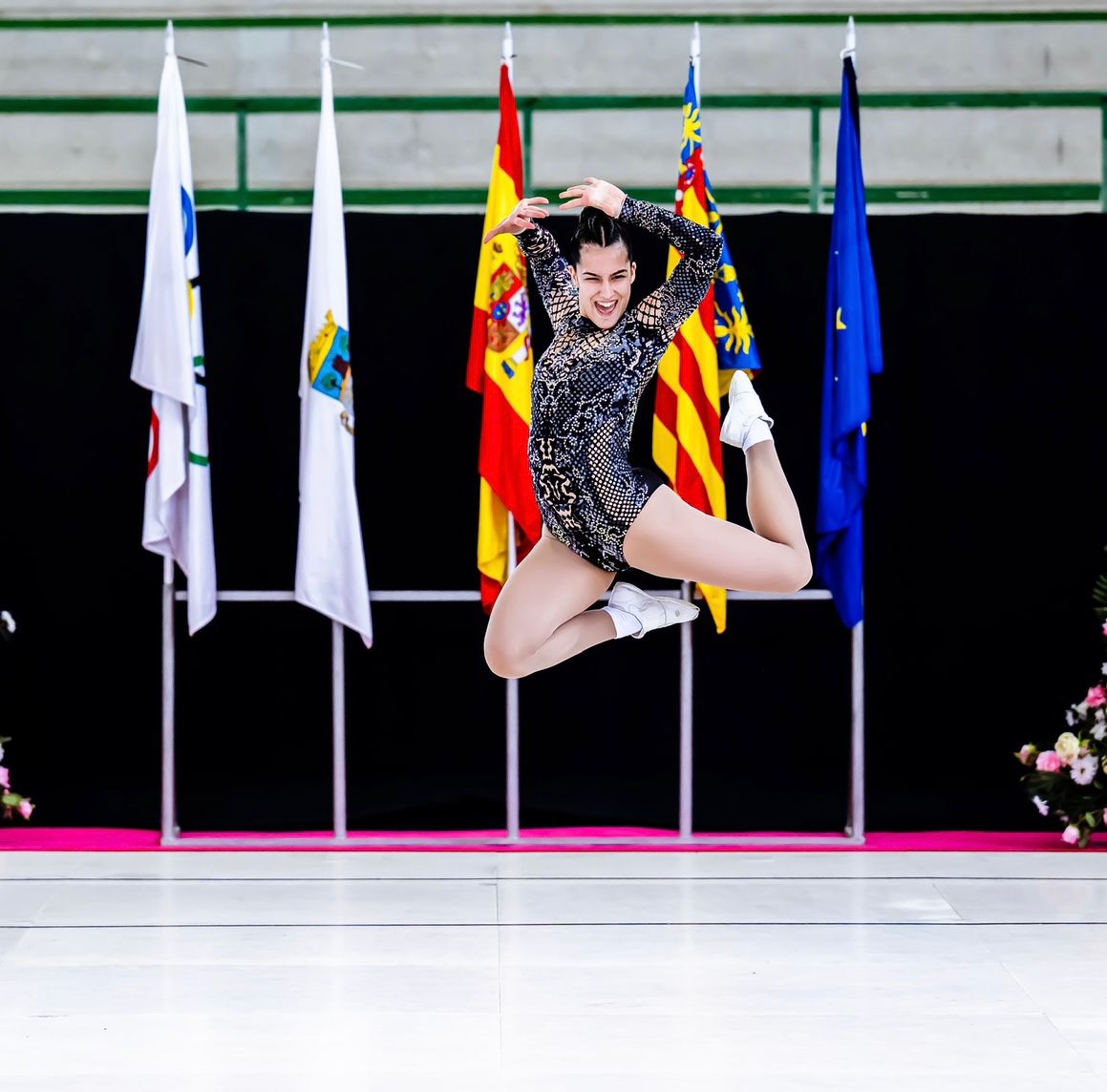 La torrentina Rebeca Muñoz brilla con luz propia en el Campeonato de España de Gimnasia Aeróbica