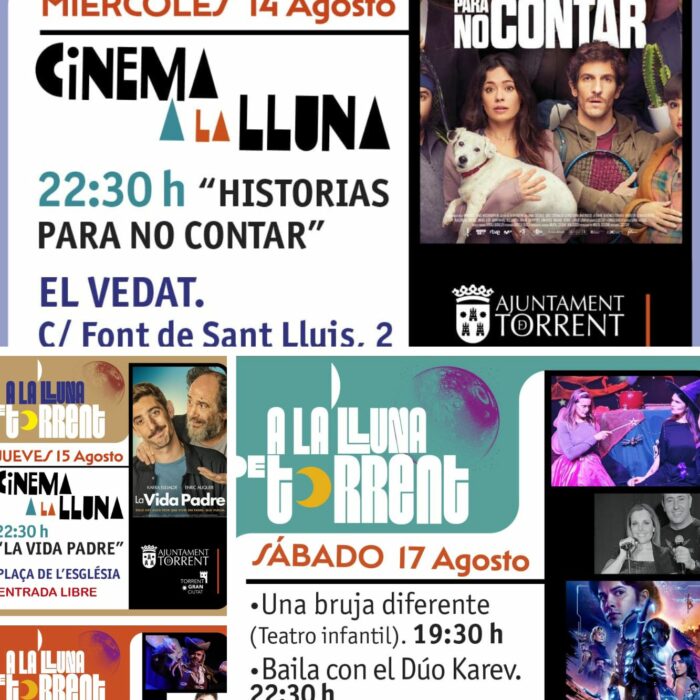 Continúa la celebración de ‘A la Lluna de Torrent’, cuatro días de eventos en la tercera semana de agosto