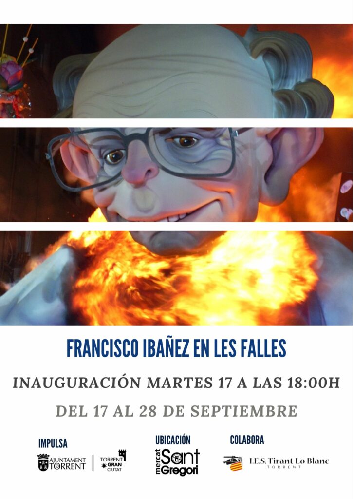 El Mercat de Sant Gregori acull una exposició única dedicada a “Francisco Ibañez en les Falles”