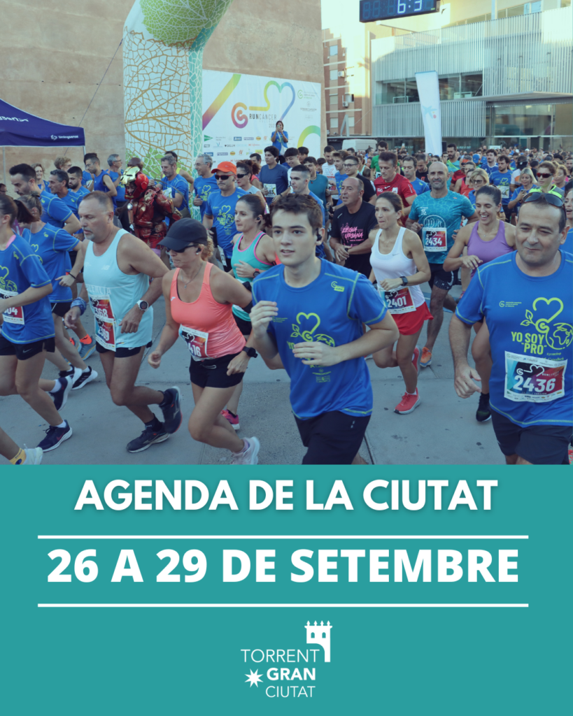 Agenda del cap de setmana a Torrent (26 al 30 de setembre)