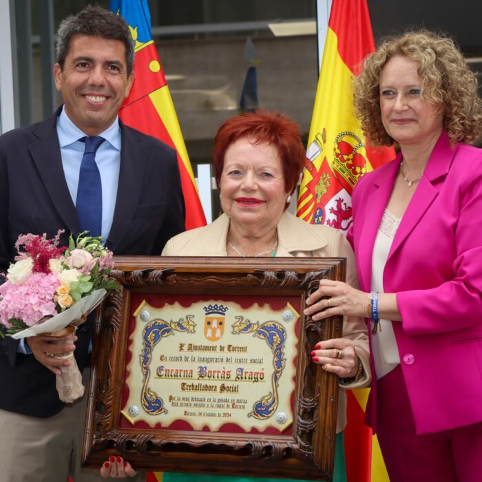 Mazón y Folgado inauguran el nuevo Centro Social Encarna Borràs de Torrent