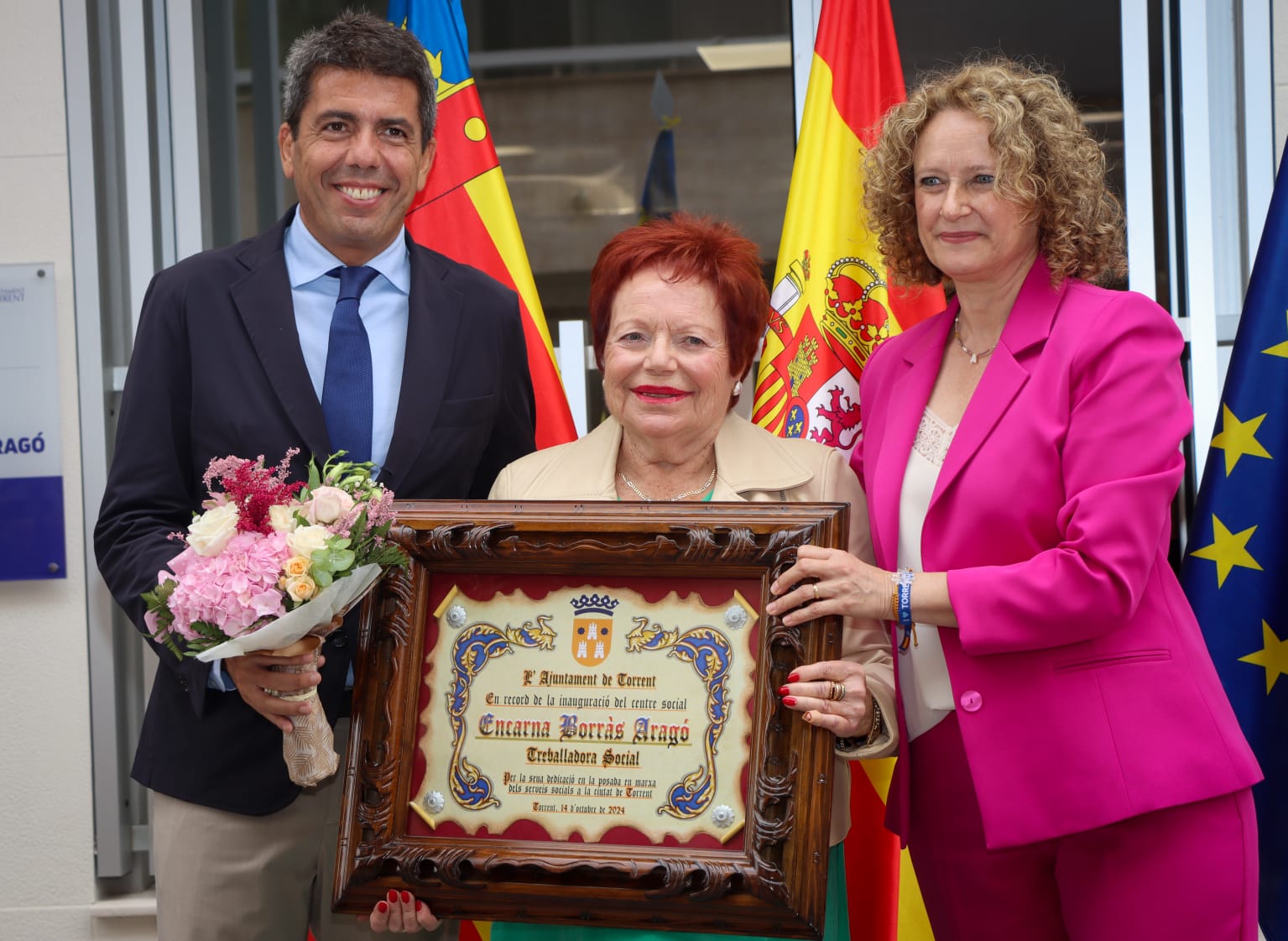 Mazón y Folgado inauguran el nuevo Centro Social Encarna Borràs de Torrent