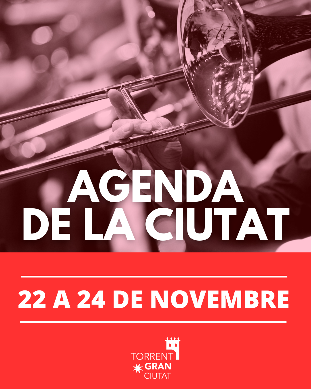 Agenda Cultural y Solidaria de Torrent (22 a 24 de noviembre)