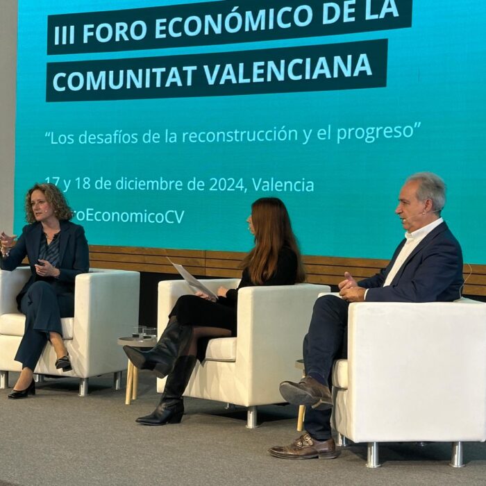 Amparo Folgado destaca los retos de la reconstrucción tras la DANA en el III Foro Económico de la Comunitat Valenciana