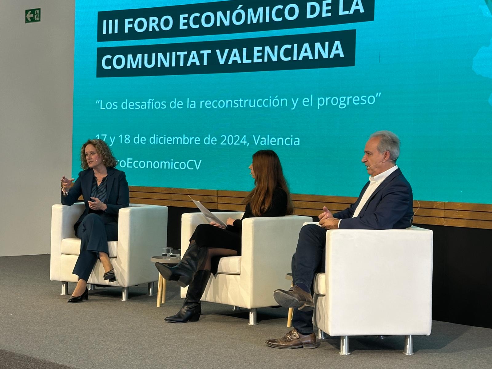 Amparo Folgado destaca els reptes de la reconstrucció després de la DANA en l’III Fòrum Econòmic de la Comunitat Valenciana