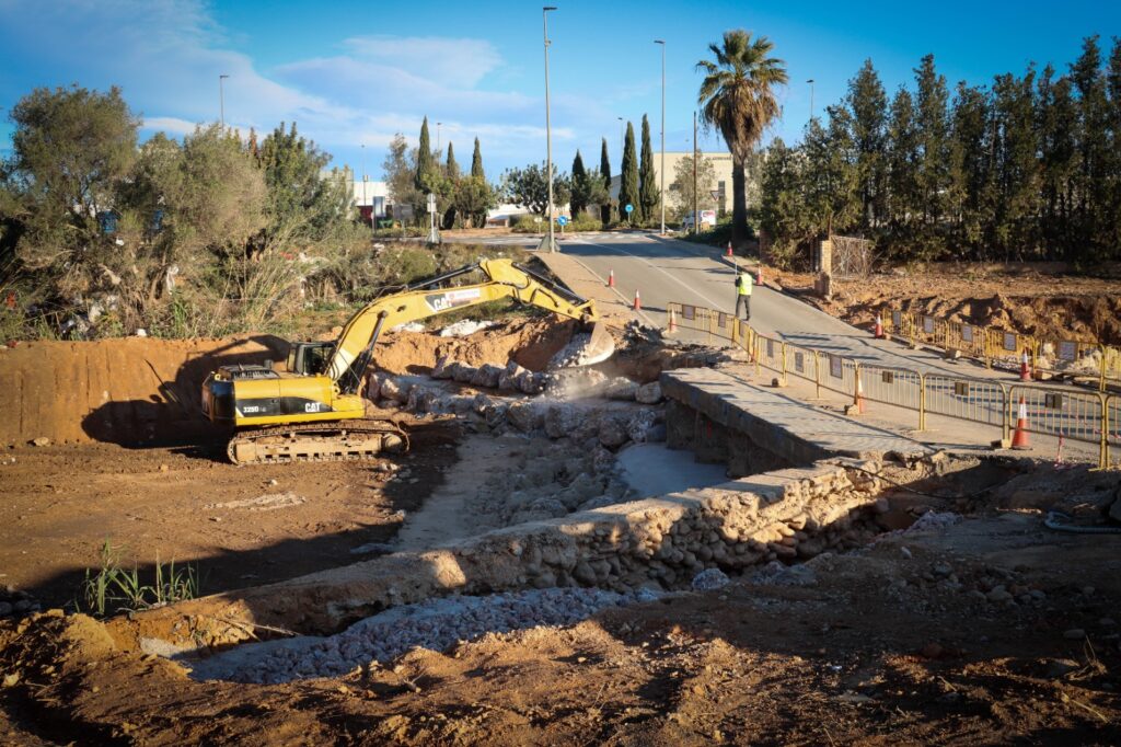 Torrent avança amb pas ferm en les obres d’accés a la Urbanització El Pantà