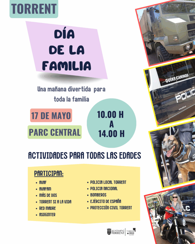 Torrent acollirà este dissabte el Dia de la Família