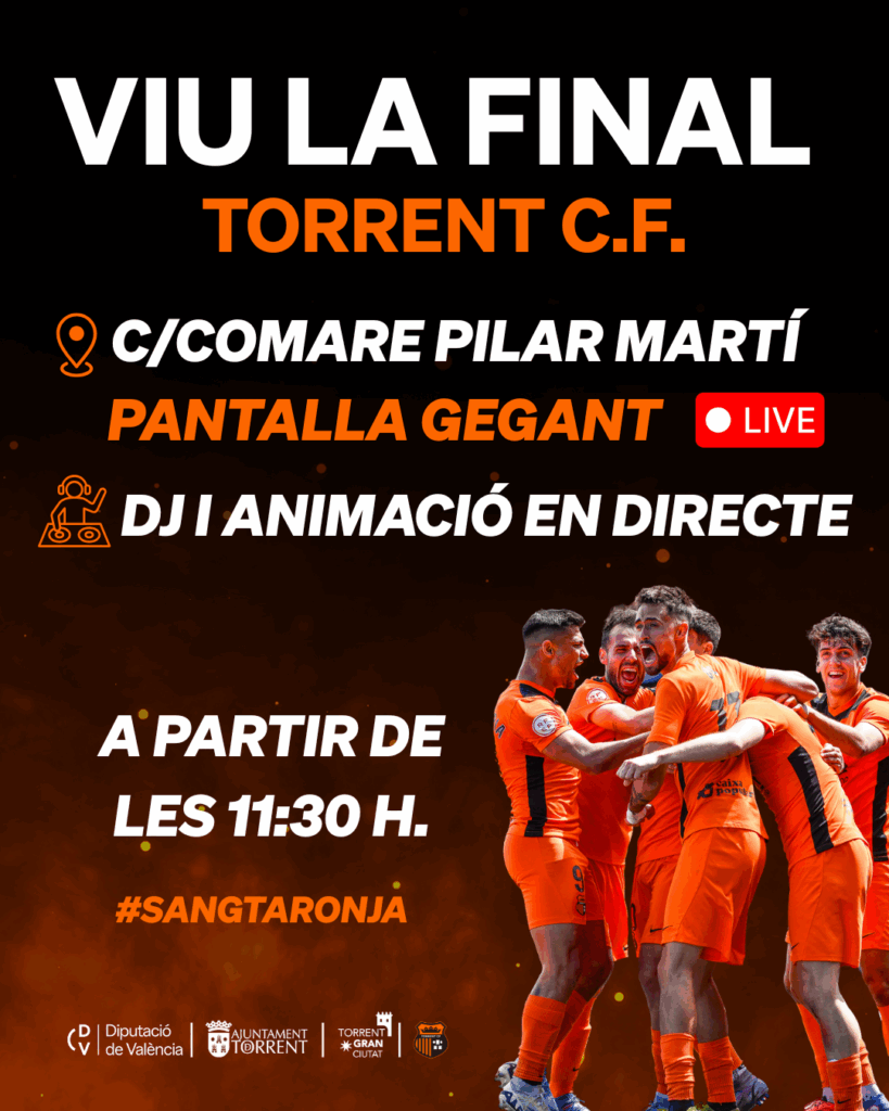 Pantalla gigante en Torrent y autobuses para apoyar al equipo en Talavera