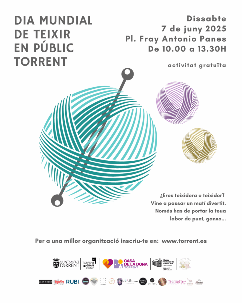 L’art tèxtil prendrà la plaça Fra Antonio Panes en el Dia Mundial de Teixir en Públic