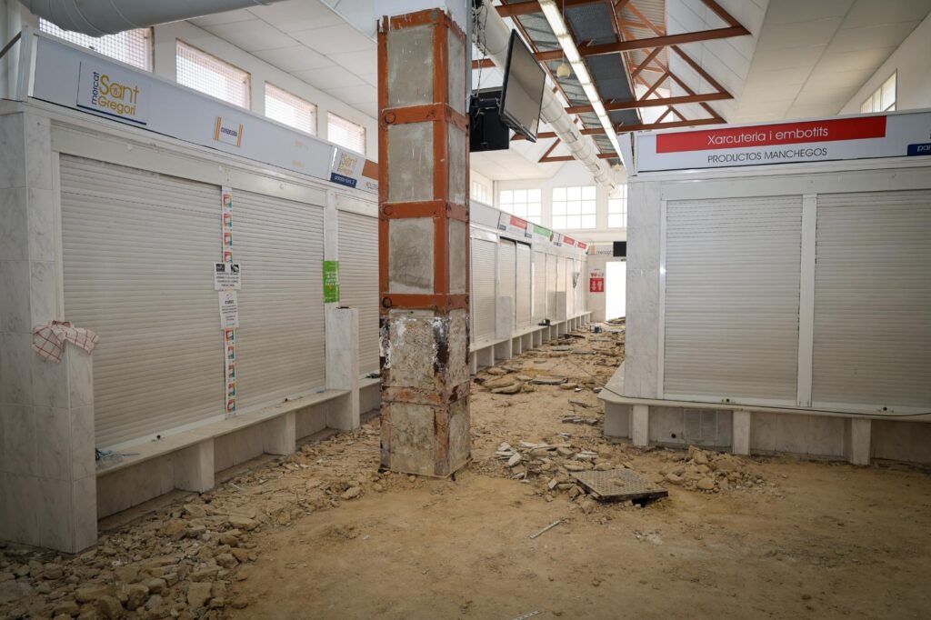 Torrent avança a bon ritme en l’última fase de modernització del Mercat Sant Gregori